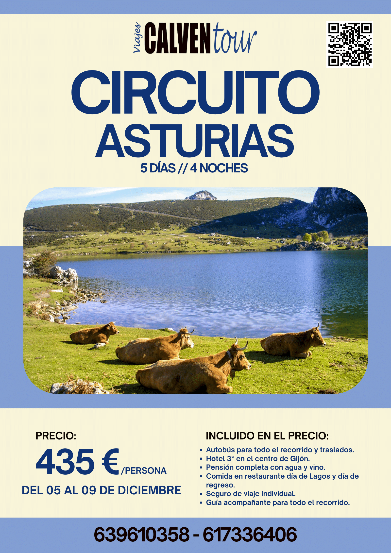 VIAJE A ASTURIAS. DEL 05 AL 09 DE DICIEMBRE DE 2024.