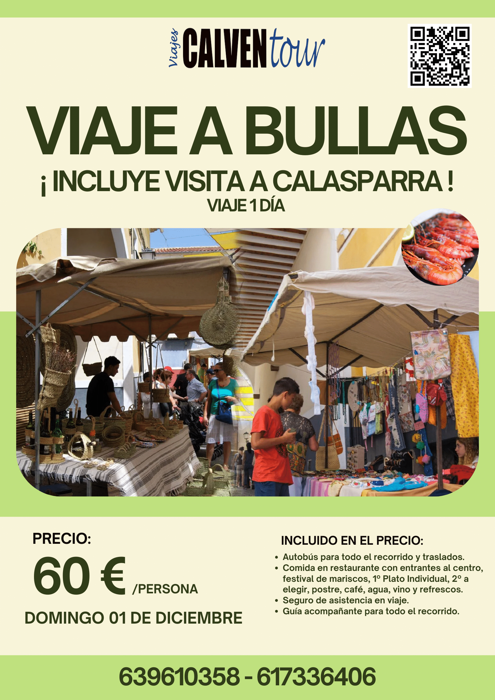 VIAJE A BULLAS Y CALASPARRA. DOMINGO 01 DE DICIEMBRE DE 2024.