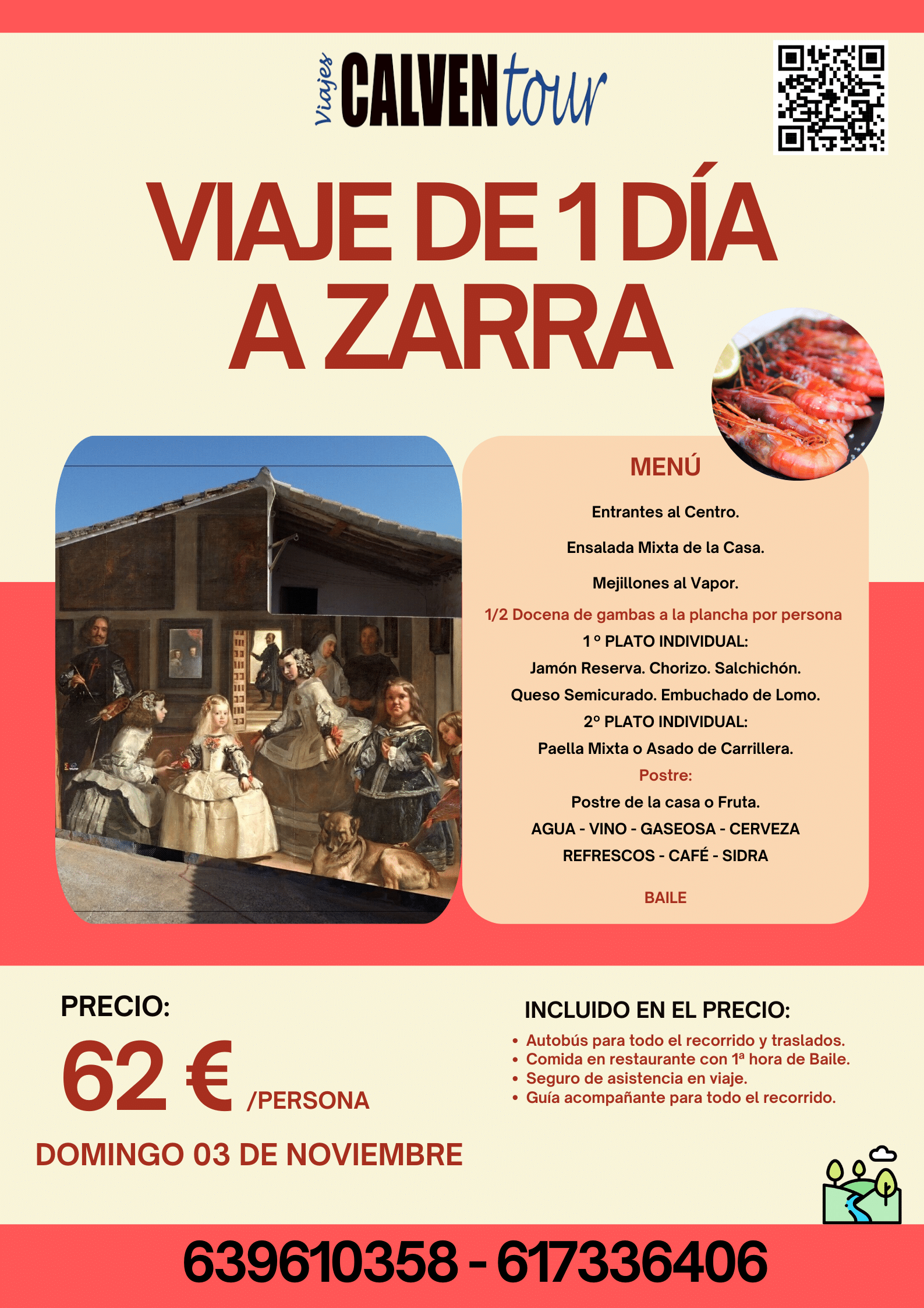 VIAJE A ZARRA. DOMINGO 3 DE NOVIEMBRE DE 2024.