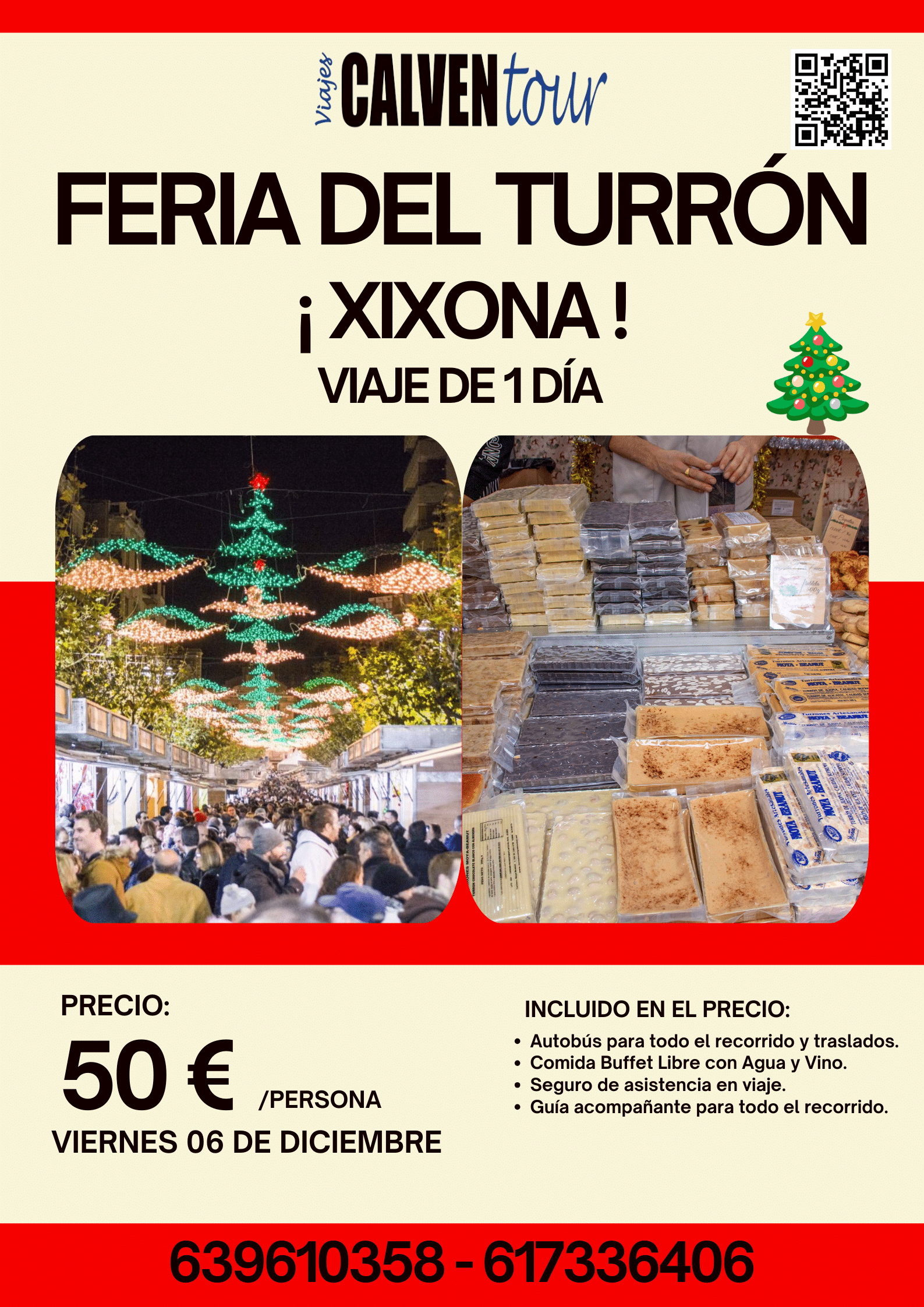 FERIA DEL TURRÓN DE XIXONA CON VISITA A ALICANTE. VIERNES 06 DE DICIEMBRE DE 2024.