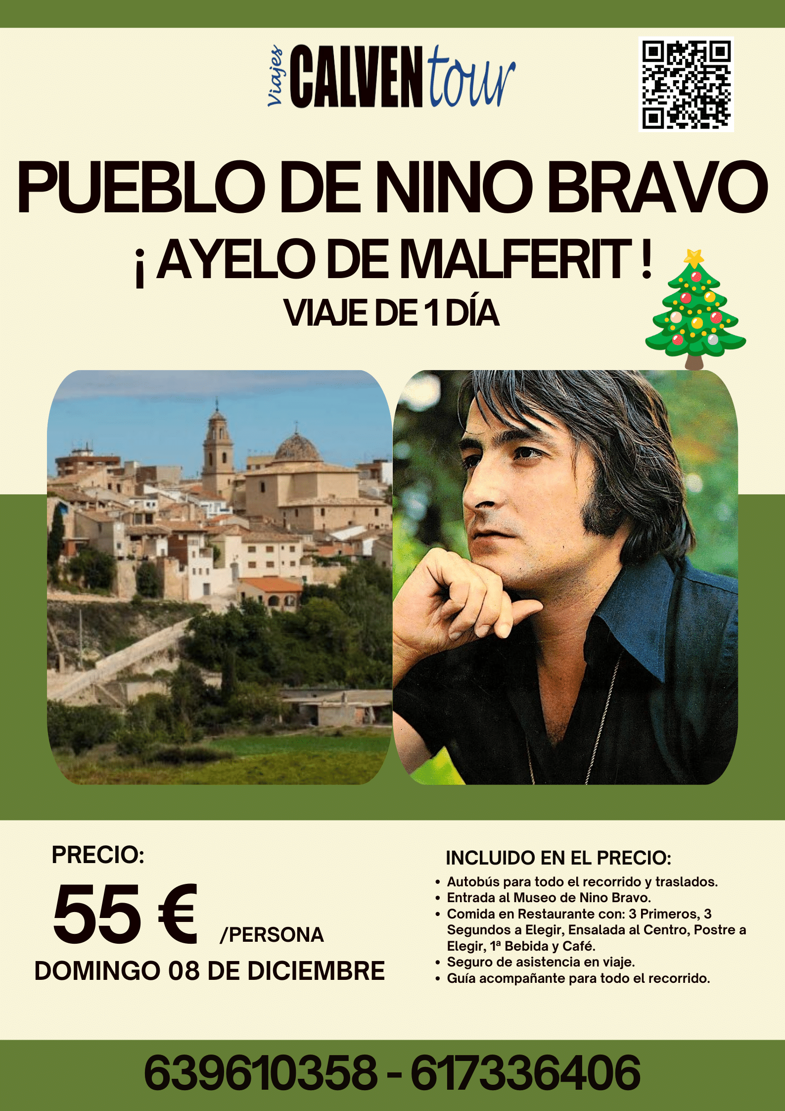 VIAJE AL PUEBLO DE NINO BRAVO. DOMINGO 08 DE DICIEMBRE DE 2024.