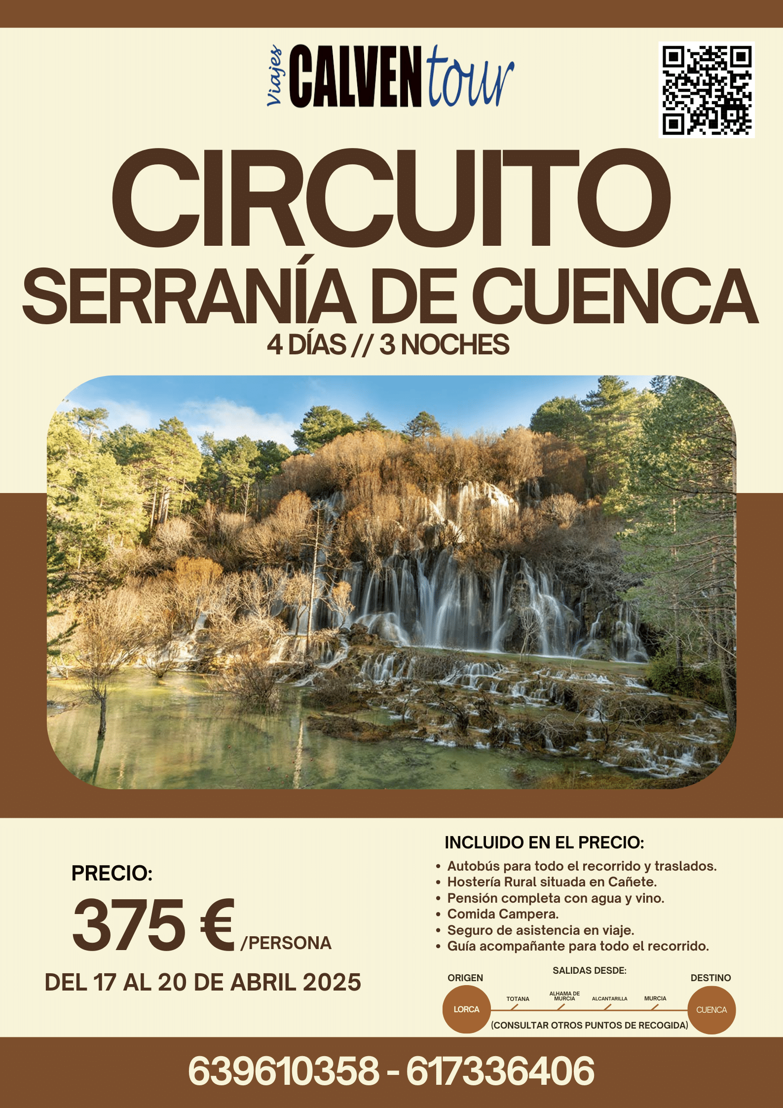 SEMANA SANTA EN LA SERRANÍA DE CUENCA. DEL 17 AL 20 DE ABRIL DE 2025.