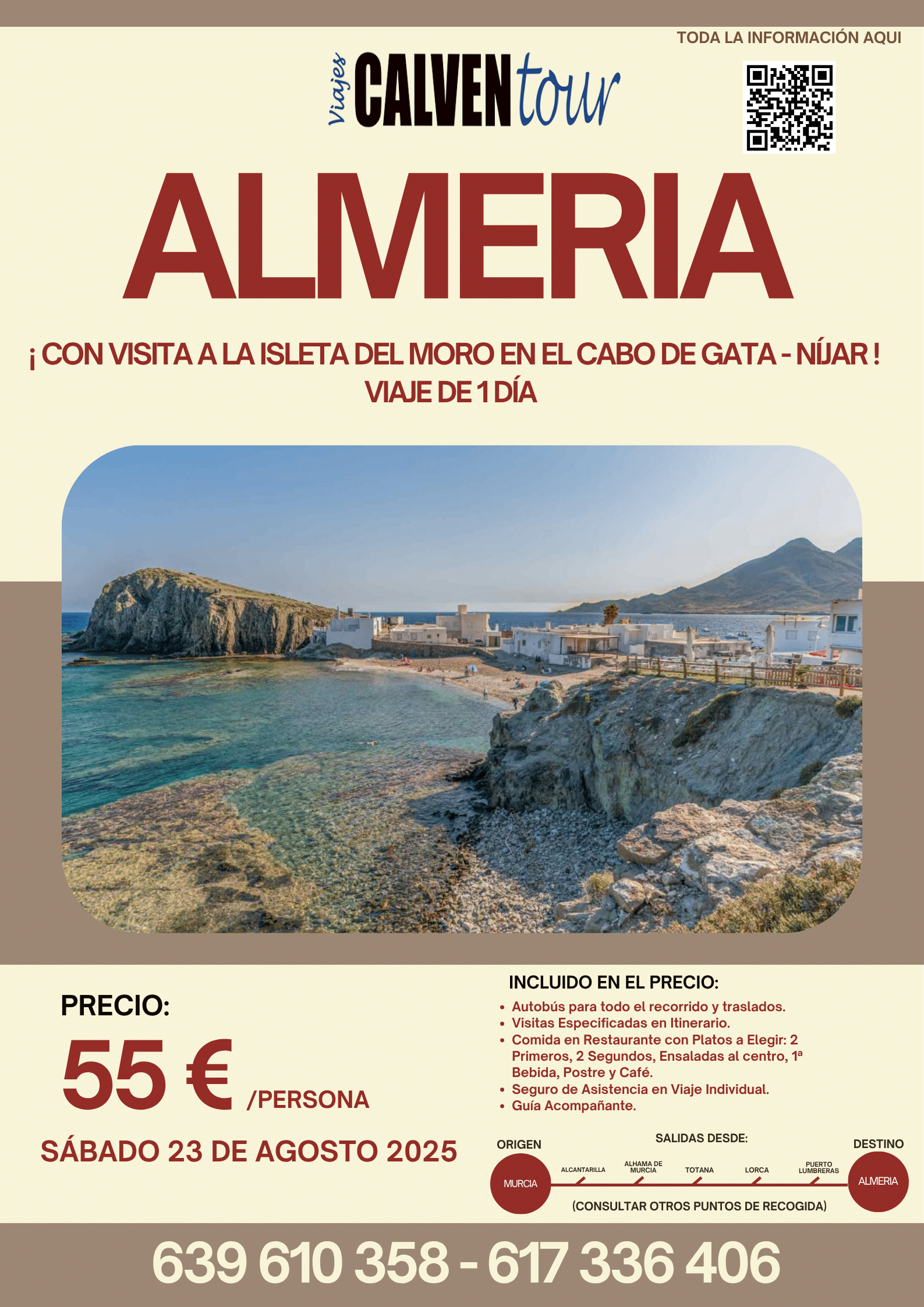VIAJE A ALMERIA. SÁBADO 23 DE AGOSTO DE 2025.