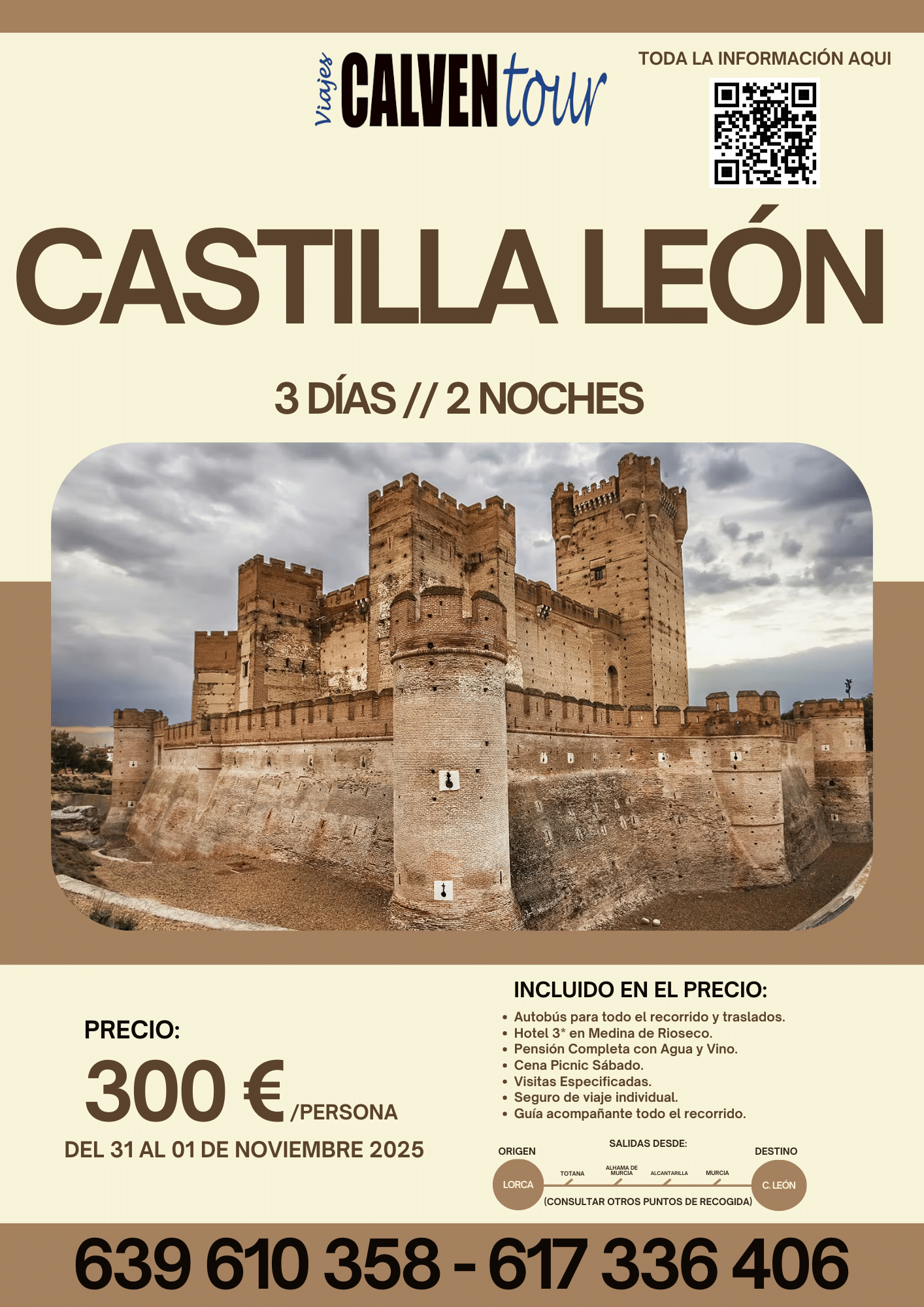 VIAJE AL CANAL DE CASTILLA. DEL 31 AL 02 DE NOVIEMBRE DE 2025.