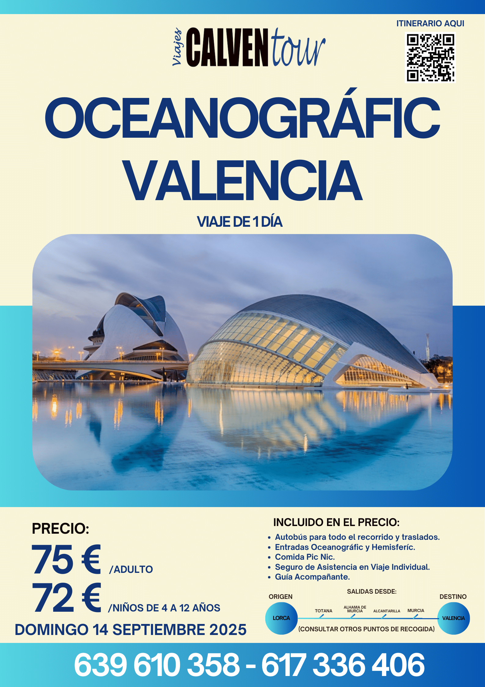 VIAJE AL OCEANOGRÀFIC. DOMINGO 14 DE SEPTIEMBRE DE 2025.