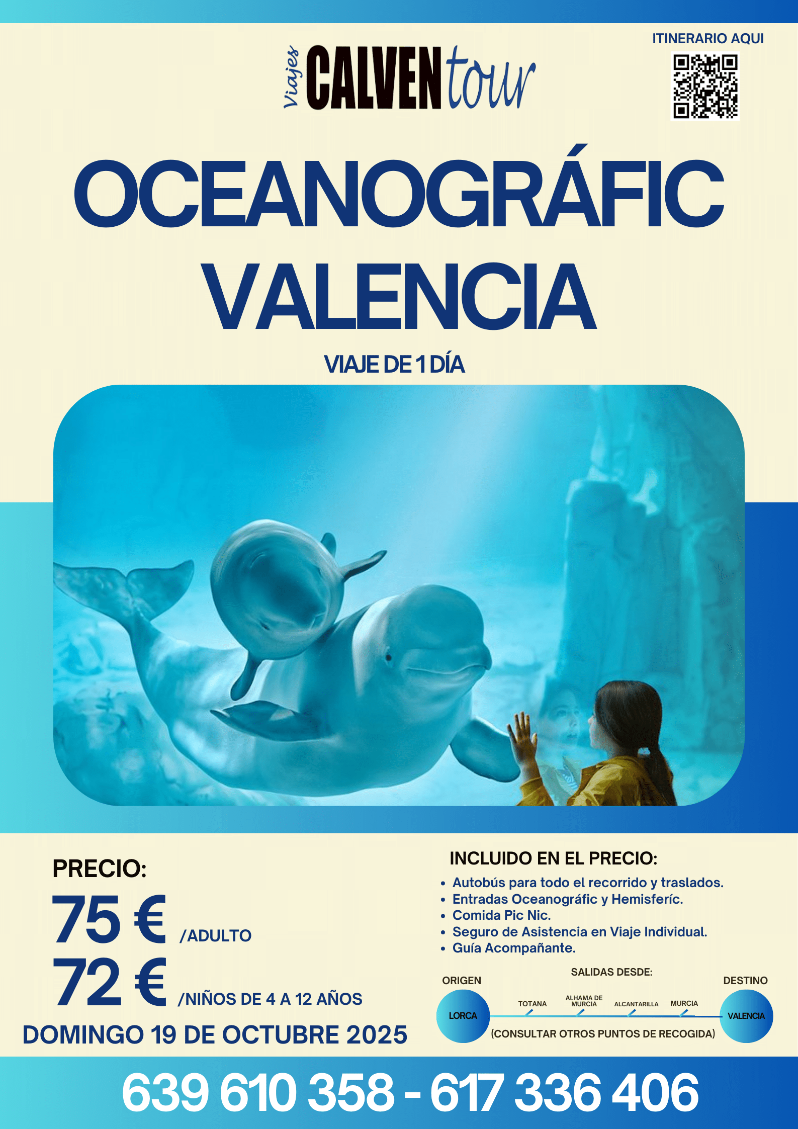 VIAJE AL OCEANOGRÀFIC. DOMINGO 19 DE OCTUBRE DE 2025.