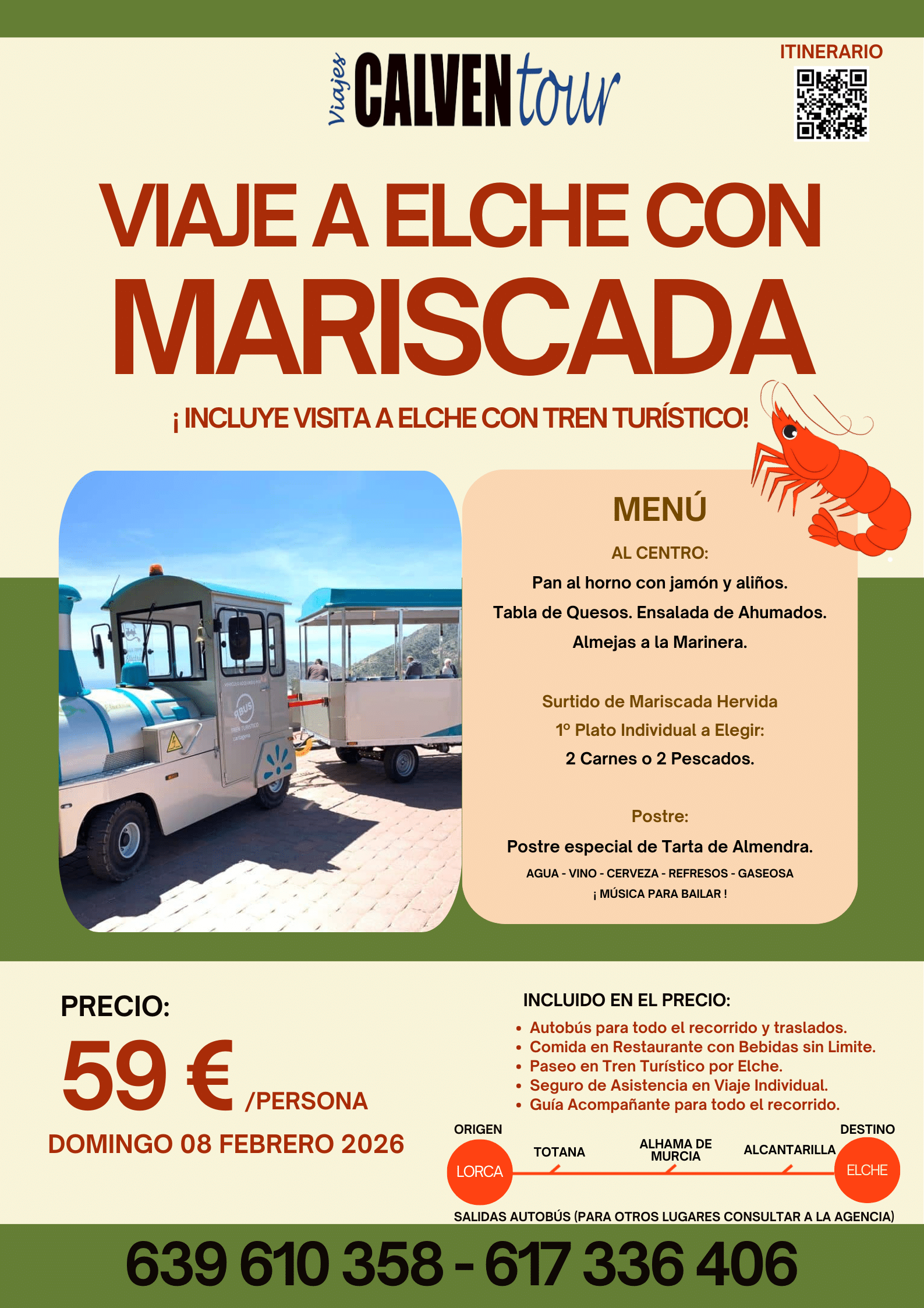 VIAJE A ELCHE. DOMINGO 08 DE FEBRERO DE 2026.