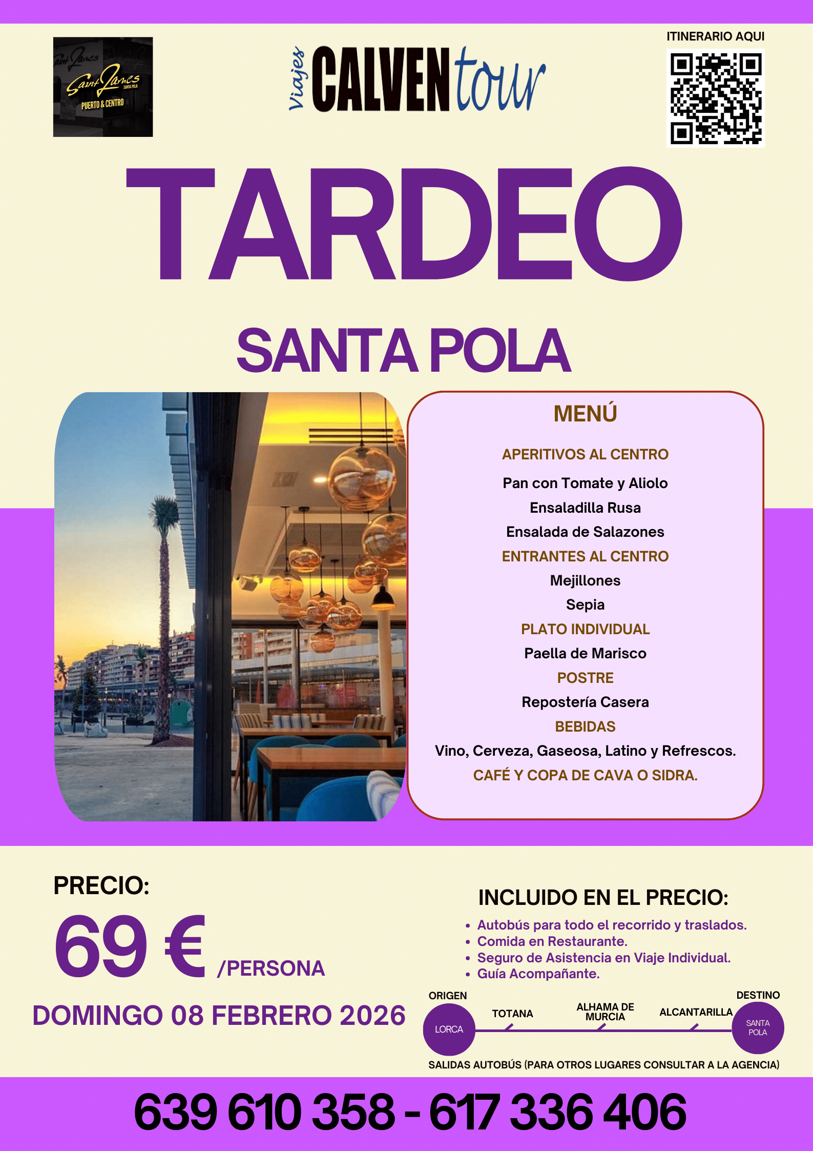 TARDEO EN SANTA POLA. DOMINGO 08 DE FEBRERO DE 2026.