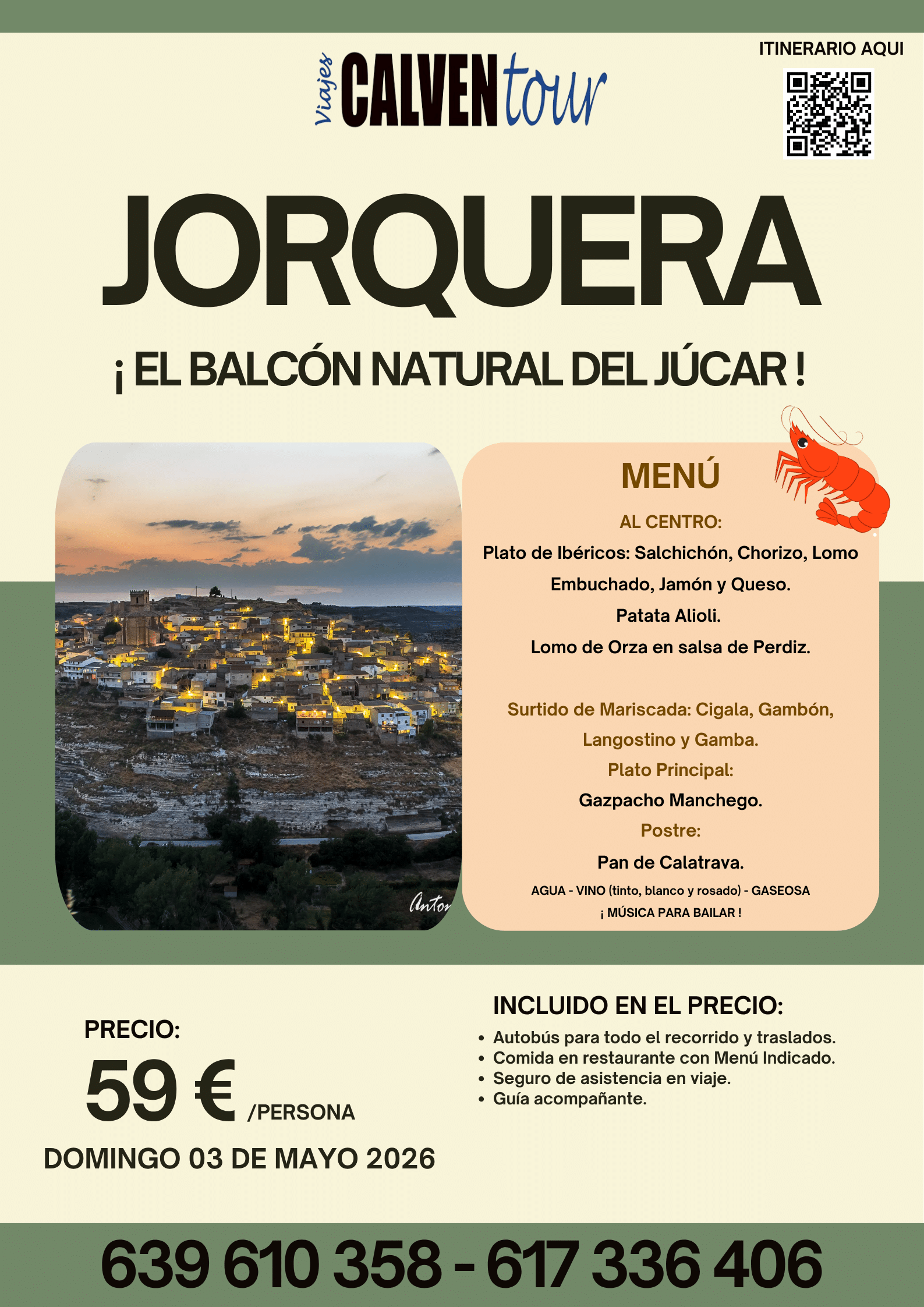 VIAJE A JORQUERA. DOMINGO 03 DE MAYO 2026.