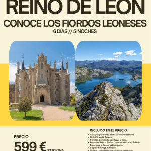 VIAJE A LOS FIORDOS LEONESES. DEL 26 AL 31 DE OCTUBRE DE 2026.
